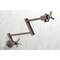 Kingston Brass KS4108ZX Wall Mount Pot Filler, Brushed Nickel KS4108ZX - alternate 6